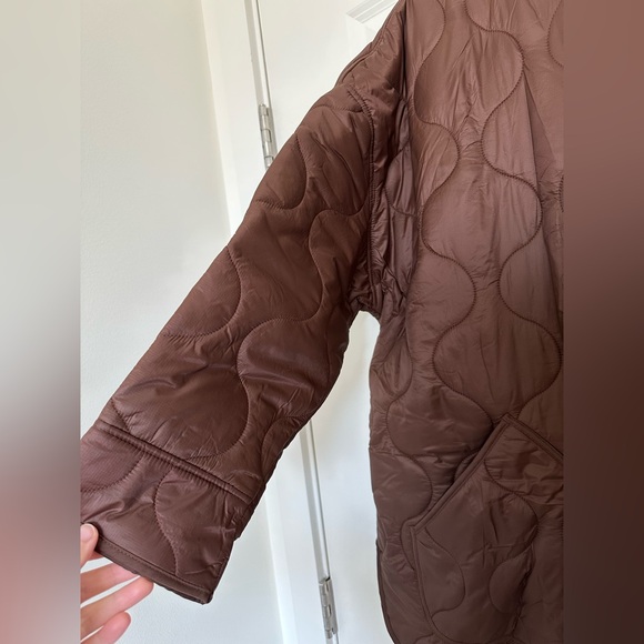 Abercrombie & Fitch Dark Brown Quilted Liner Jacket Size XL - Picture 6 of 14